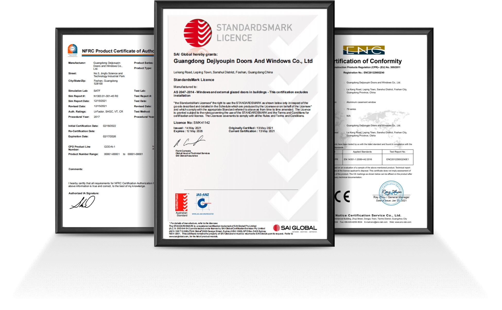 Certification