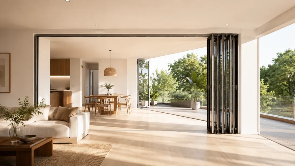 Slim Frame Folding Door