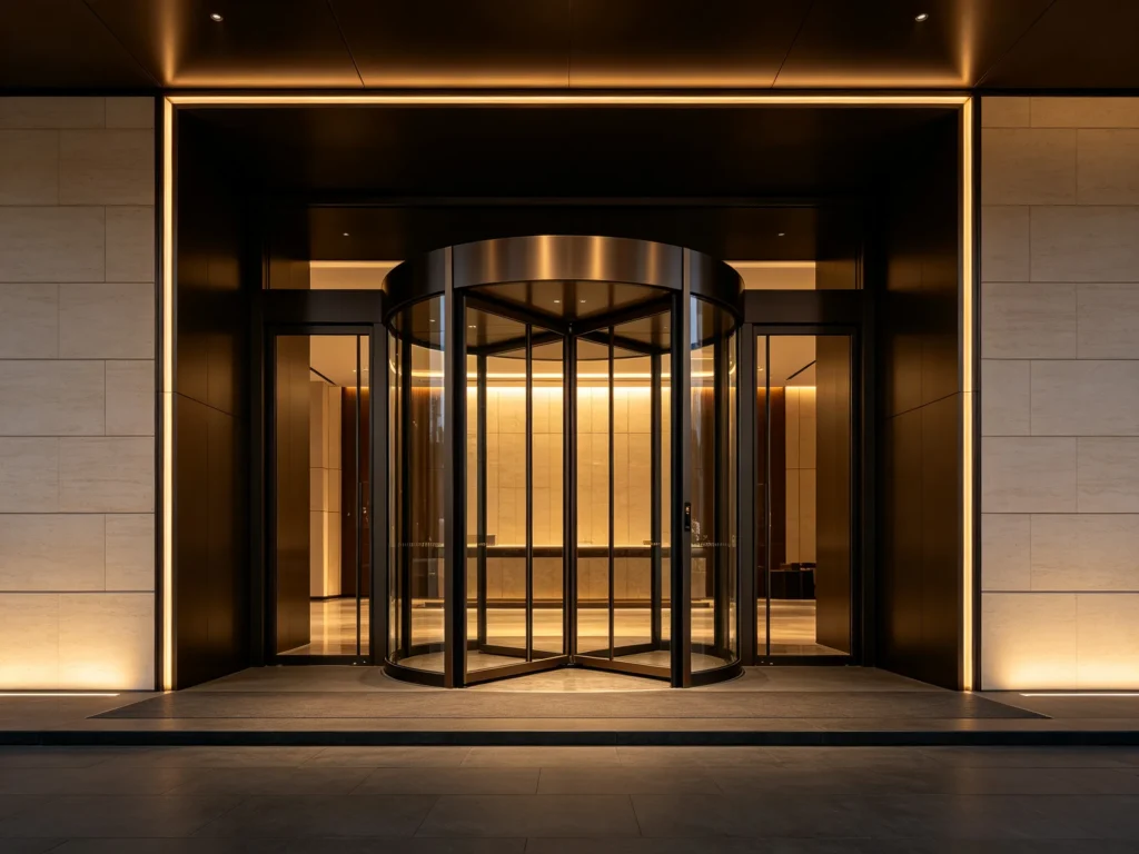 Slim Frame Pivot Door