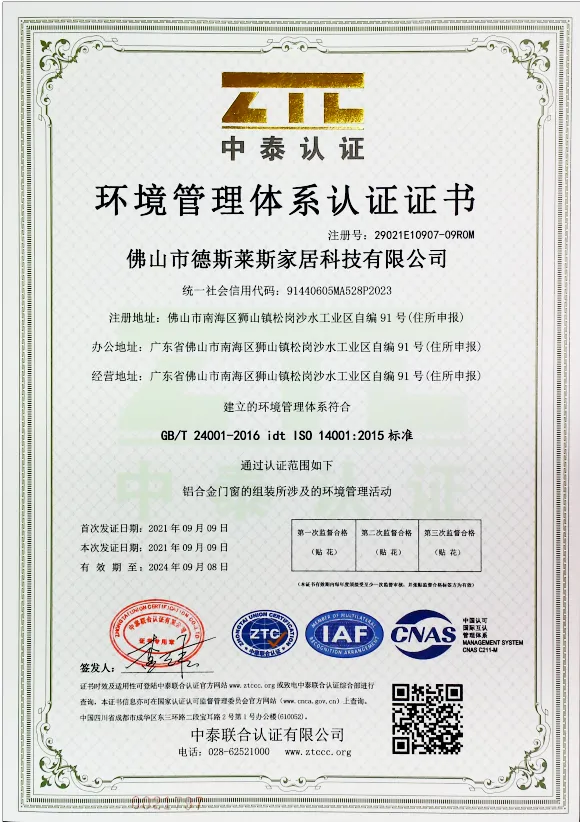 Iso 140012015 Environmental Management System Certification