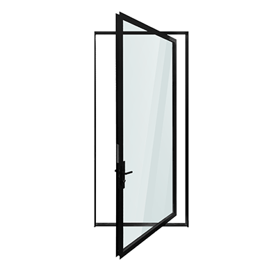 Slim Frame Pivot Door