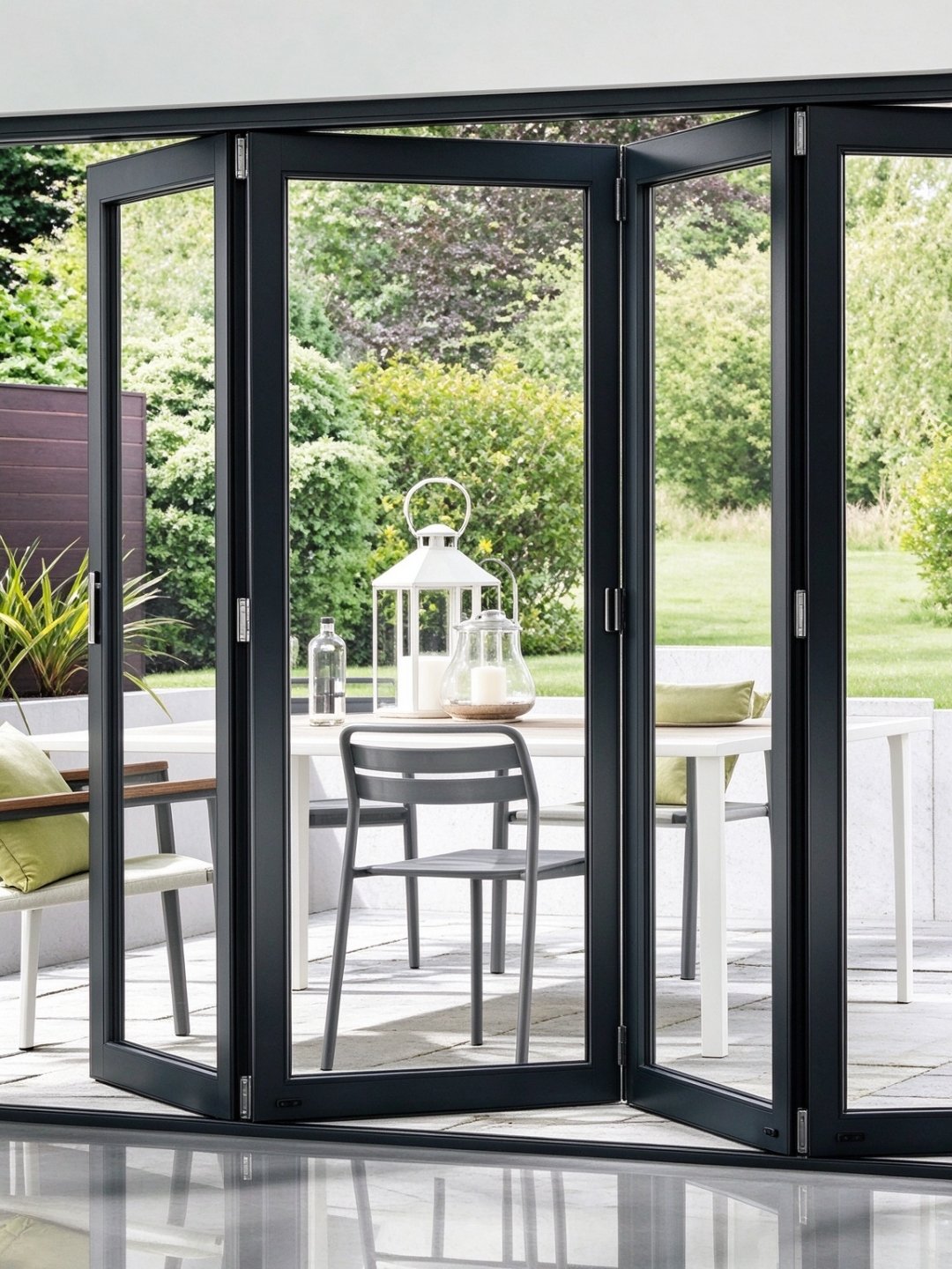 88 Series Exposed Hinged Bi Fold Door主图 01