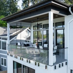 A70 Side Mounted Frameless Glass Railing System主图 01