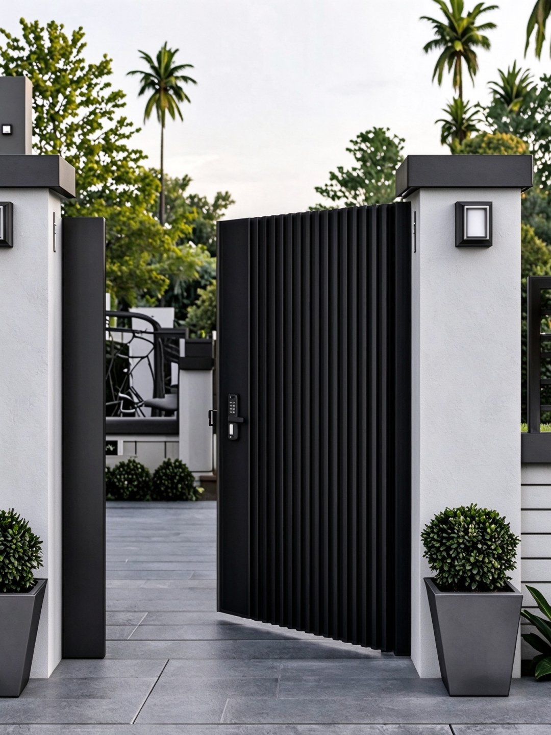 Aluminum Garden Swing Gate主图 02